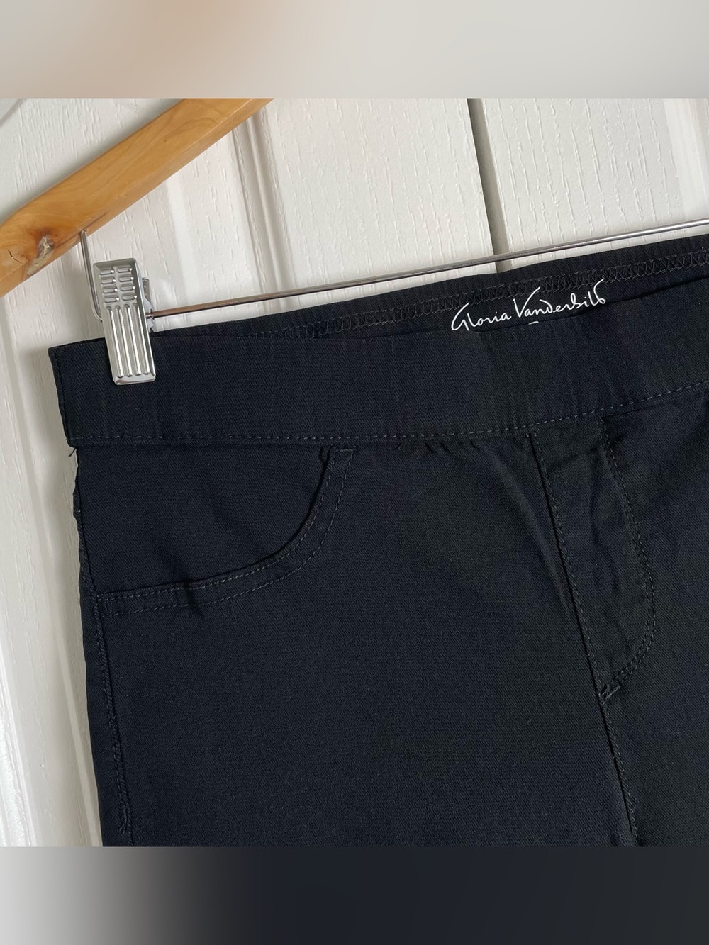 Gloria Vanderbilt Pull On All-Around Slimming Effect Straight Jeans Women’s M - Picture 3 of 12